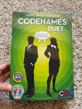 Codenames Duet Cooperative Word Game - Green Box